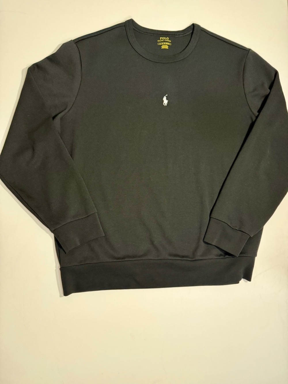 Polo by Ralph Lauren Black Crewneck with White Pony